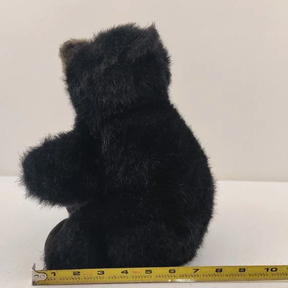 Vintage Folkmanis Furry Folk Baby Black Bear Hand Puppet Cub Plush - Picture 10 of 10